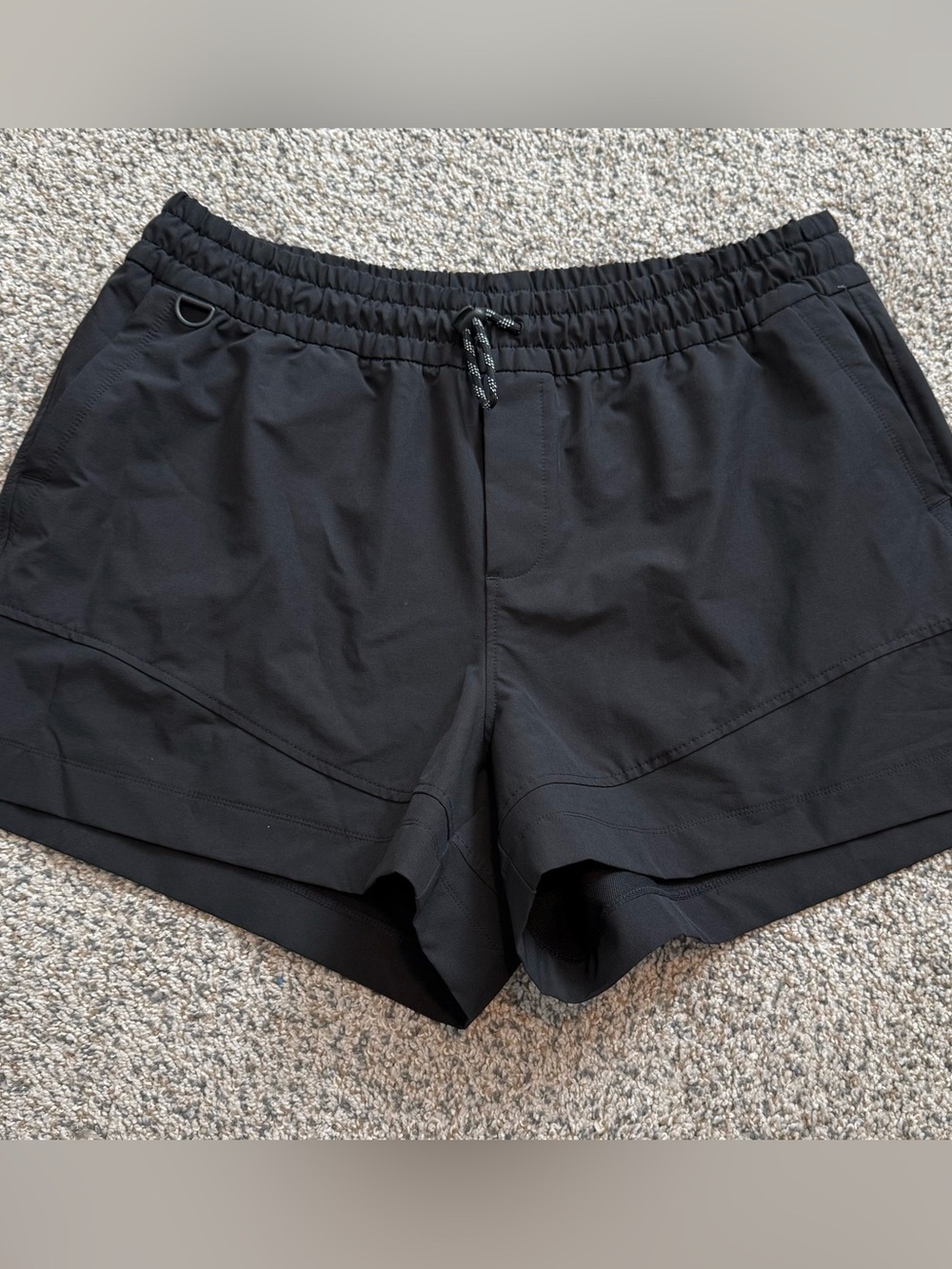 2X Old Navy Shorts Mens XXL Stretch Tech Go H2O Black Elastic Drawstring Waist